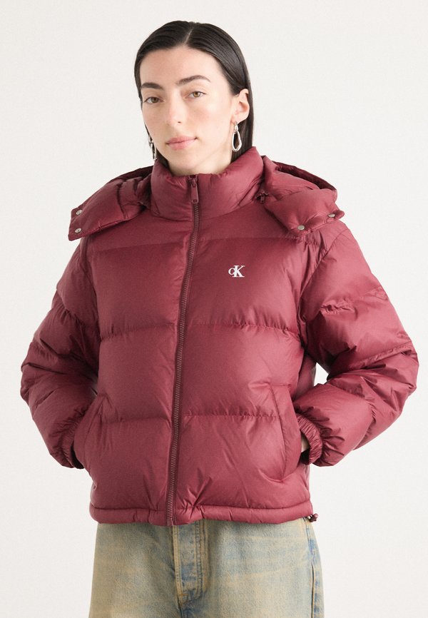 Calvin Klein Jeans ESSENTIAL MIDWEIGHT PUFFER JACKE - Down jacket - tawny port