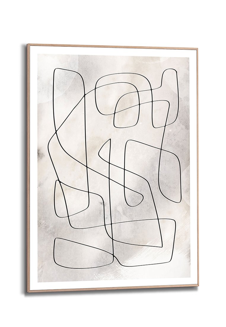 Orange Wallz CURVED LINES