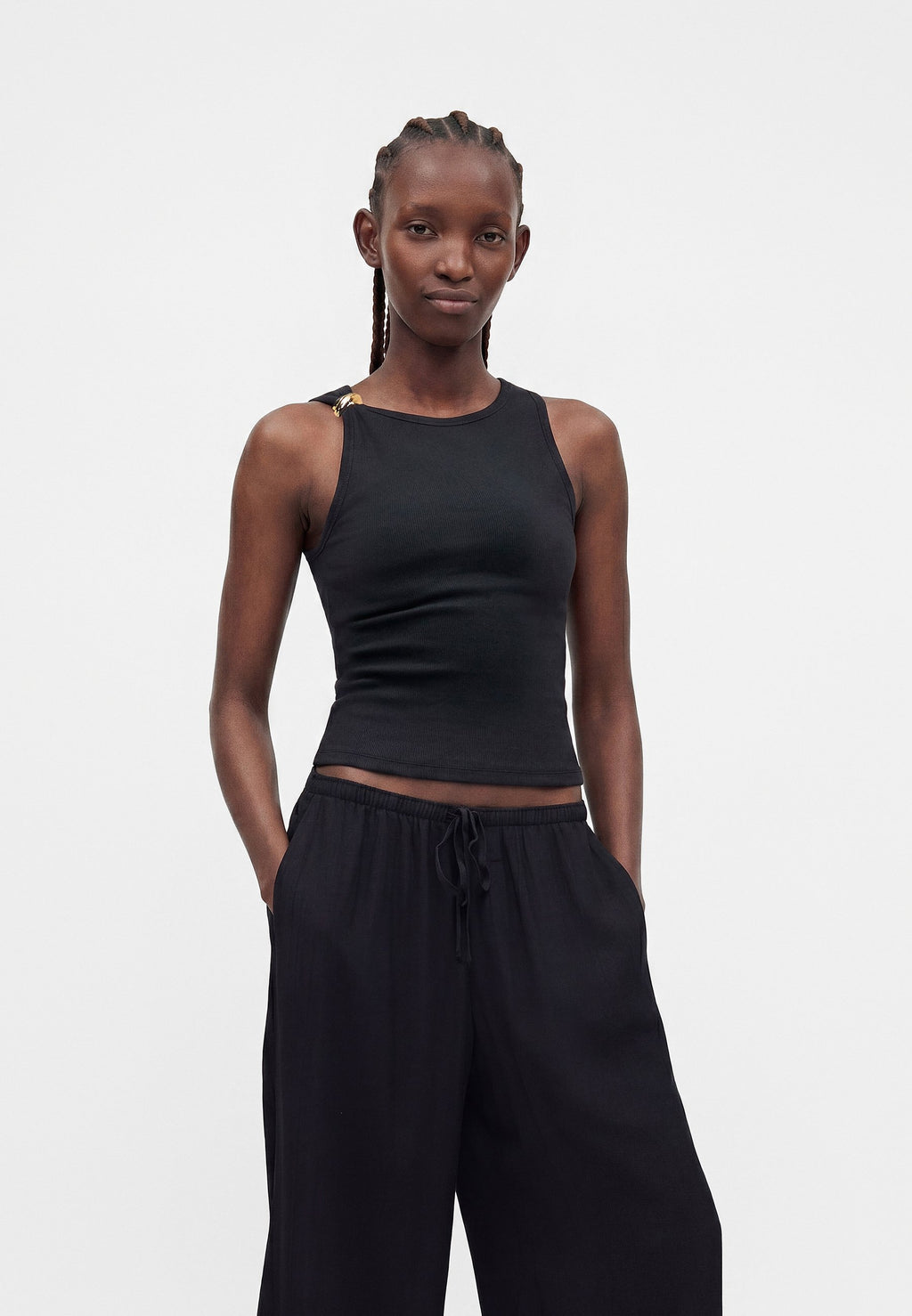 Abercrombie & Fitch CRINKLE BALLOON PULL ON PANT