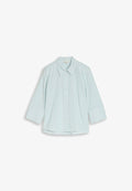 TOM TAILOR MODERN STRIPED - Button-down blouse - blue haze white thin stripe