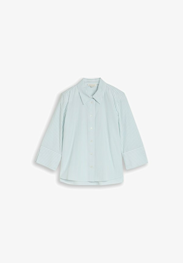 TOM TAILOR MODERN STRIPED - Button-down blouse - blue haze white thin stripe