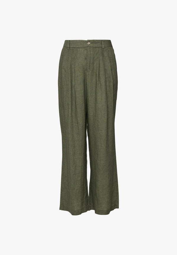 s.Oliver HOSE - Trousers - olivgrün