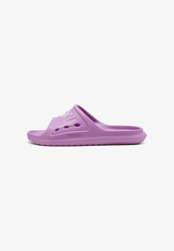 Puma DIVECAT DRY SANDALEN UNISEX - Pool slides - mauve pop- white