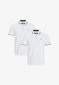 Jack & Jones 2ER PACK PAULOS SLIM FIT - Polo shirt - weiß