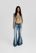 Bershka LONG SLEEVE OIL WASH