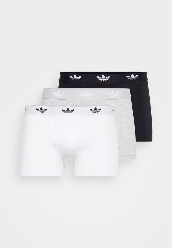 adidas Originals 3 PACK - Trunks - grey/black/white