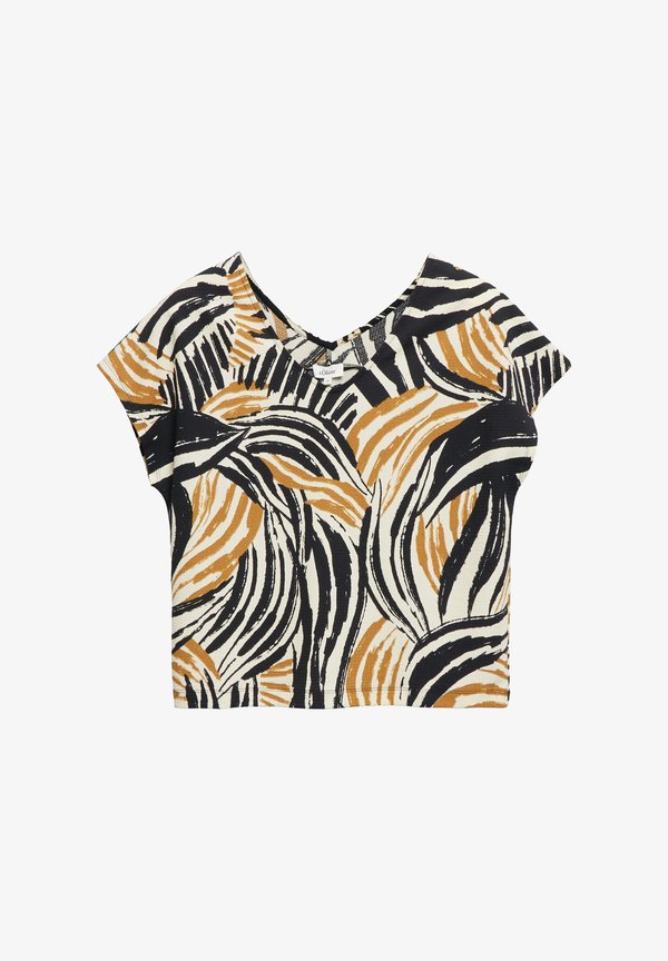 s.Oliver T-SHIRT - Print T-shirt - ocker