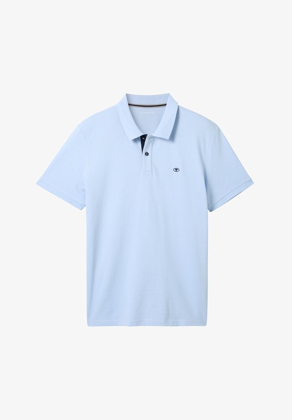TOM TAILOR BASIC POLO WITH CONTRAST - Polo shirt - windsurf blue