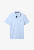 TOM TAILOR BASIC POLO WITH CONTRAST - Polo shirt - windsurf blue