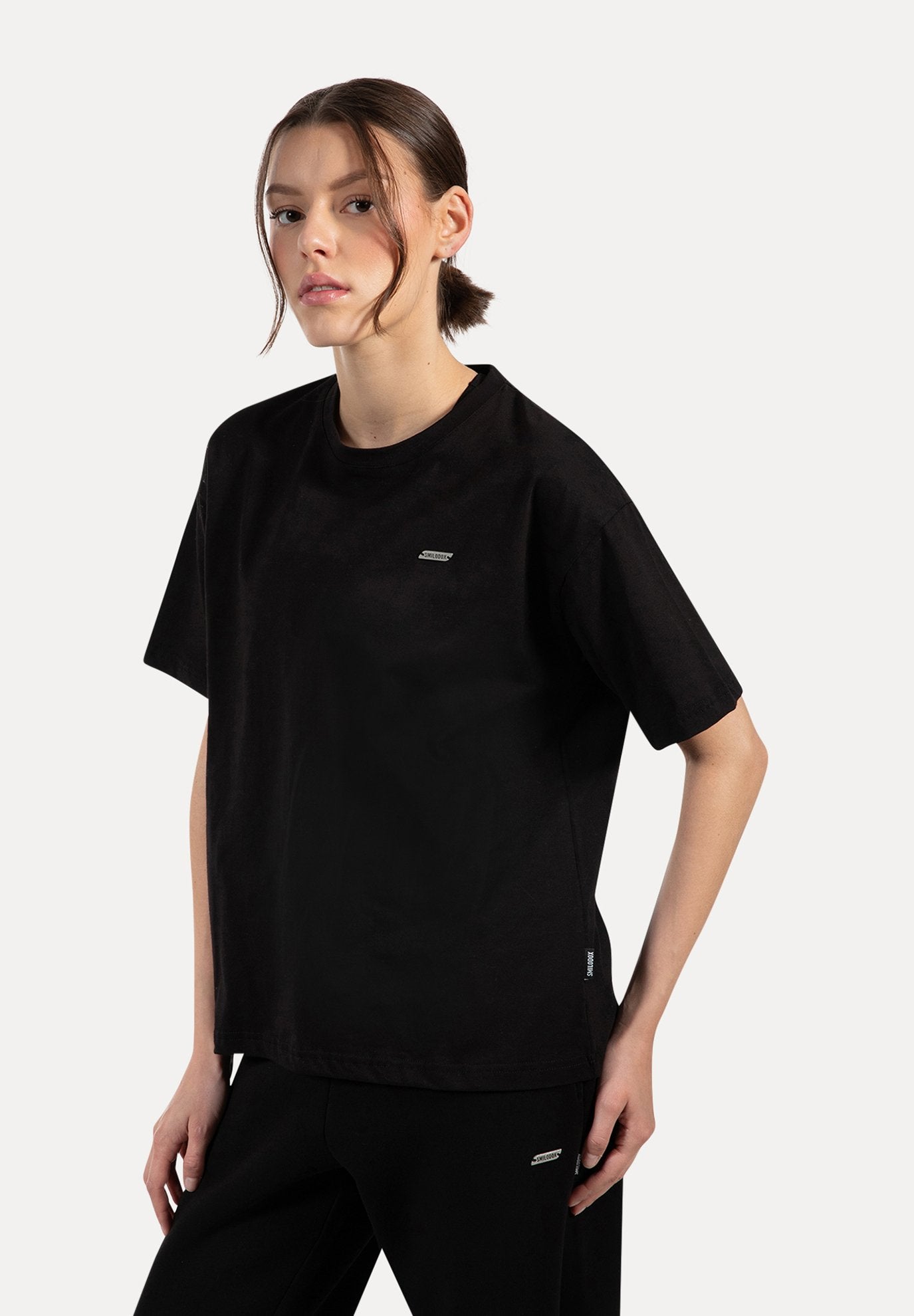 Smilodox BASIC REGULAR T SHIRT LYANNA