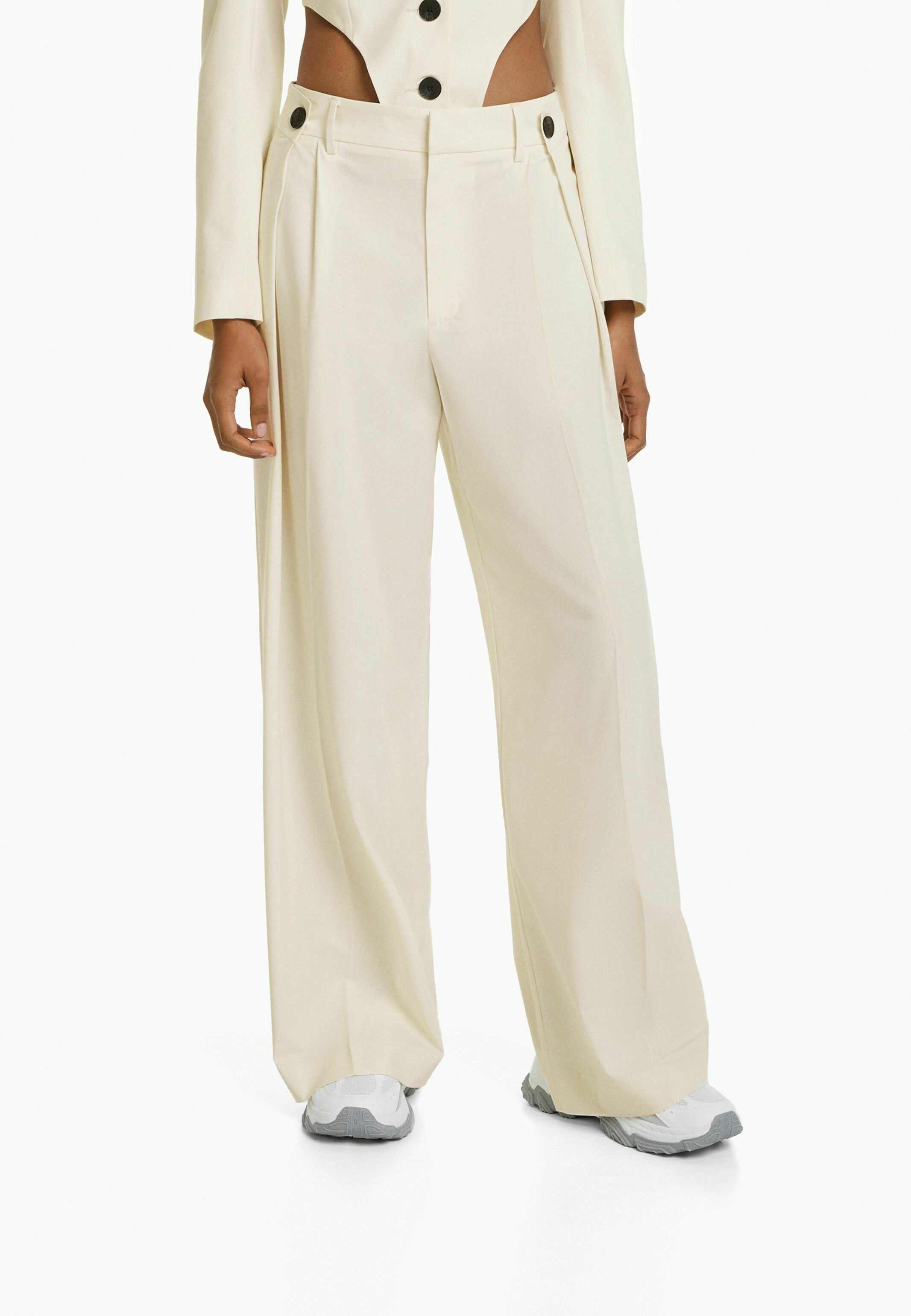 Bershka TAILORED WIDE-LEG