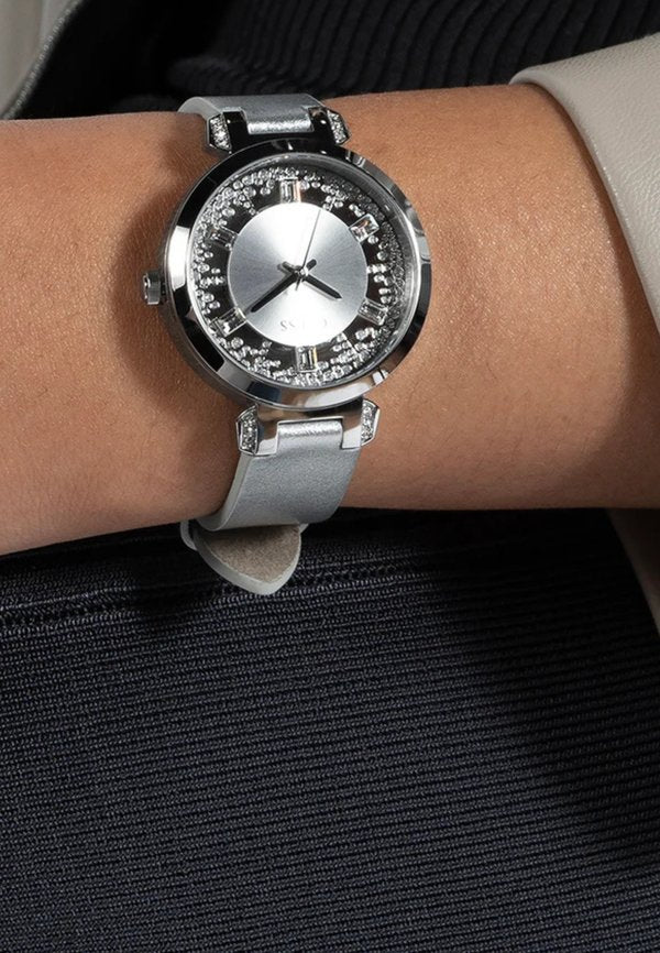 Guess CRYSTALCLEAR - Watch - silvershine