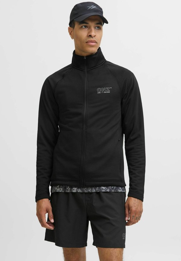 Jack & Jones Zip Sweat Zip Sweat - Zip-up sweatshirt - black