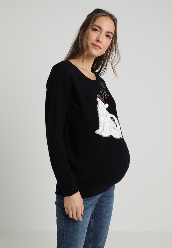 Dorothy Perkins Maternity POLAR BEAR CHRISTMAS JUMPER