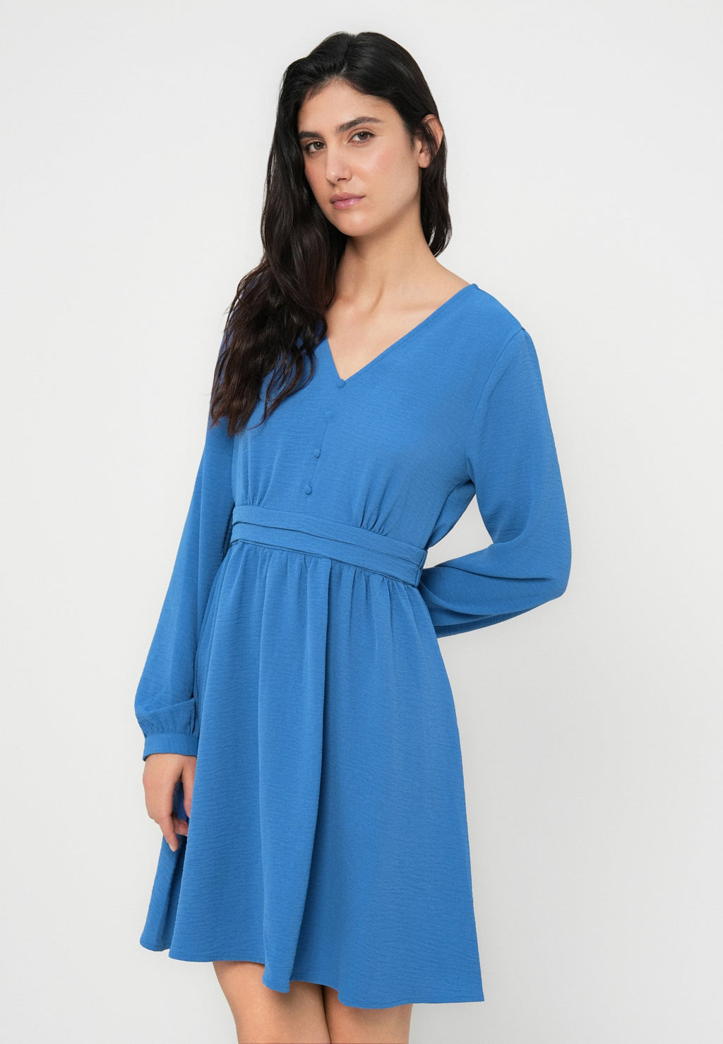 VILA VIRELLA V NECK DRRESS