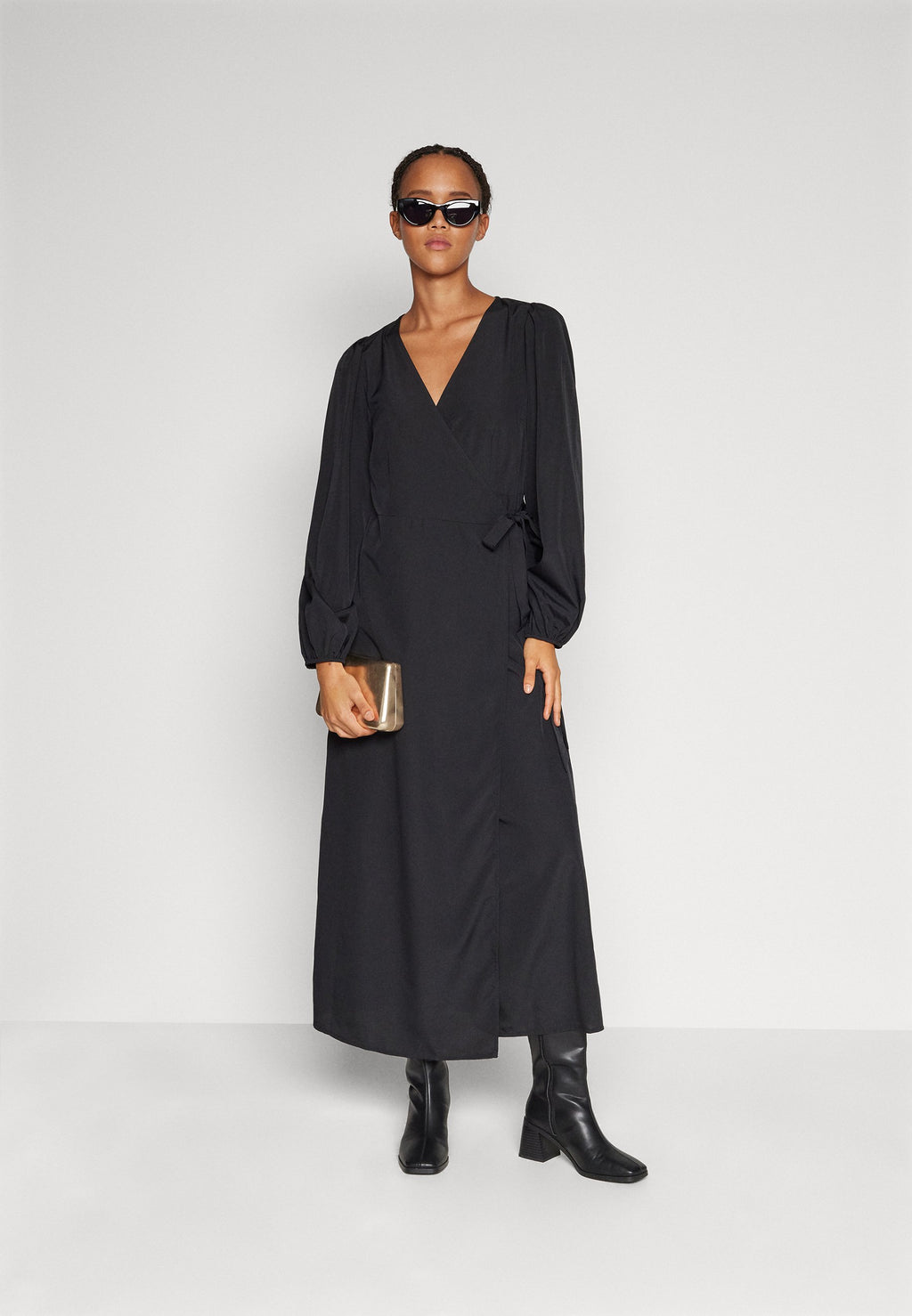 VILA VIGRAFFY LONG WRAP DRESS