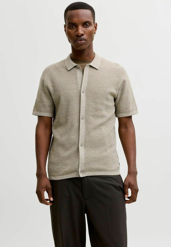 Jack & Jones Knitted Knitted - Shirt - coriander