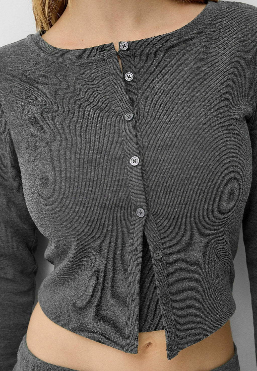 Bershka BUTTONED