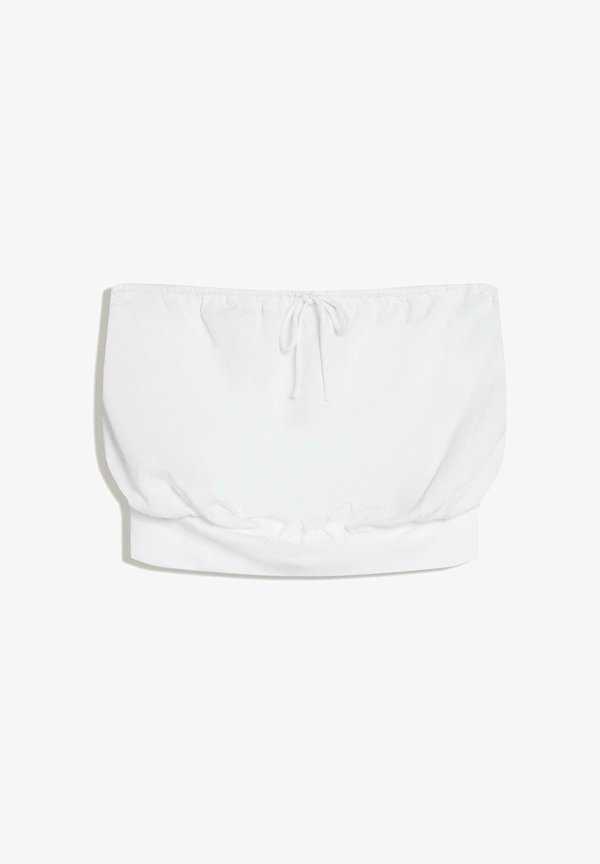 Bershka BANDEAU - Top - white