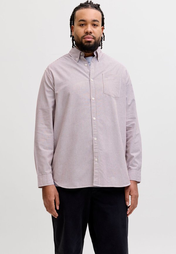 Jack & Jones Oxford Oxford Plus Size - Shirt - cabernet