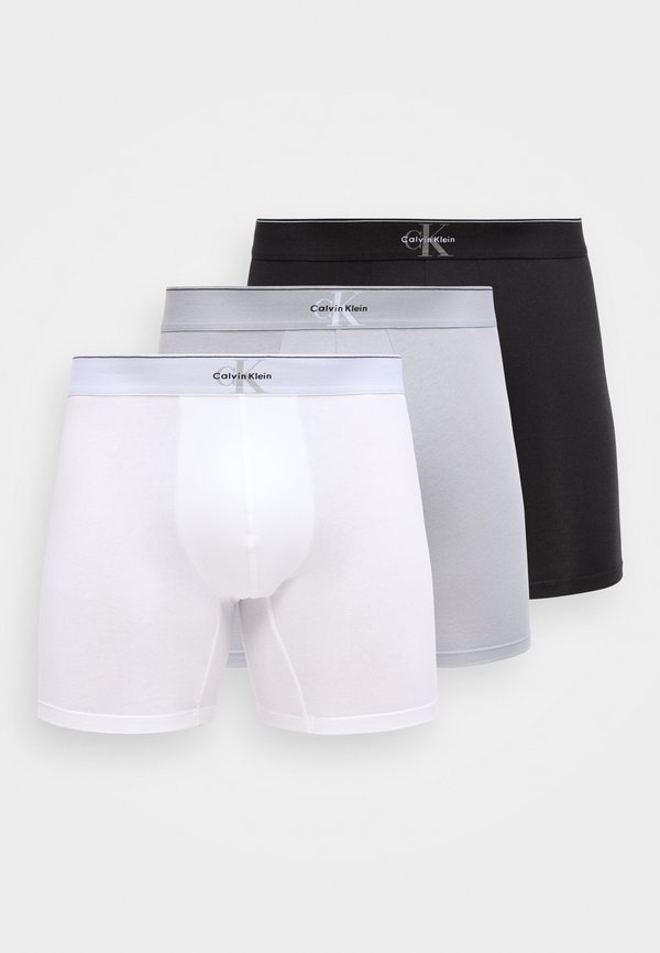Calvin Klein Underwear 3 PACK - Boxer briefs - black/misty grey/white