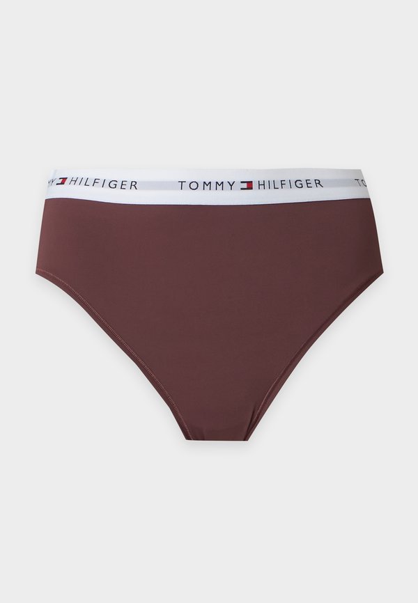 Tommy Hilfiger HIGH WAIST SIGNATURE MICRO - Briefs - chocolate clove