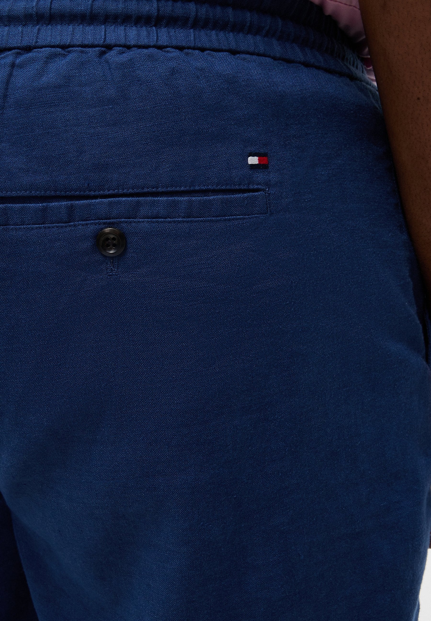 PLUS DOVER LINEN BLEND 8" INSEAM CHINO SHORTS Media 5