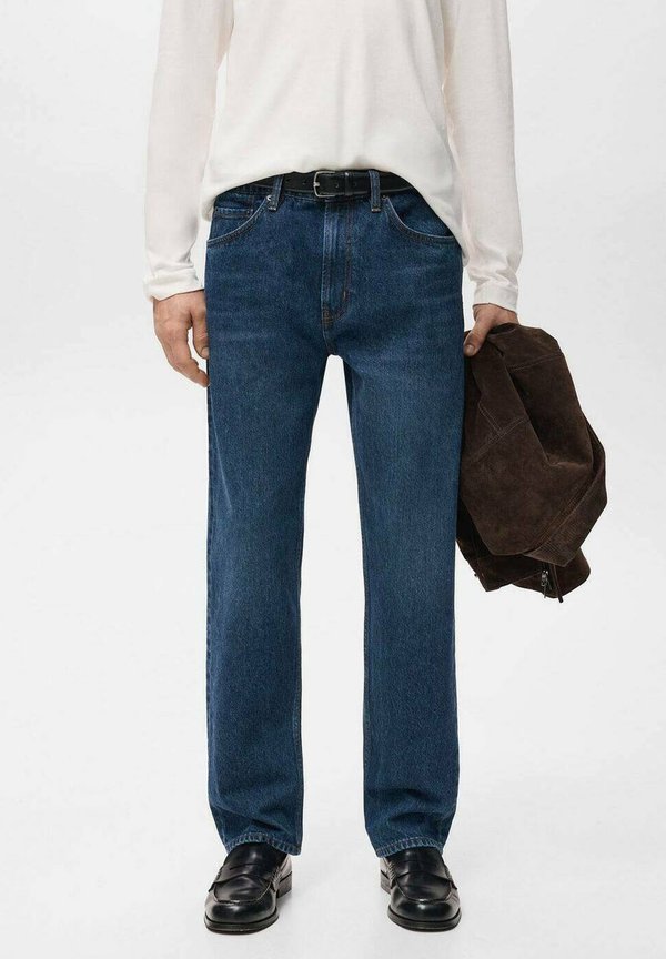 Mango Straight leg jeans - dark blue