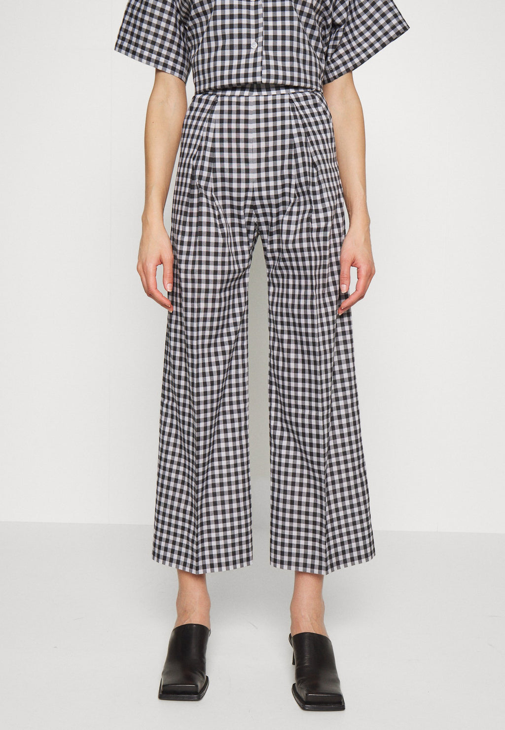JCPAJARES TAFFETA VICHY TROUSERS