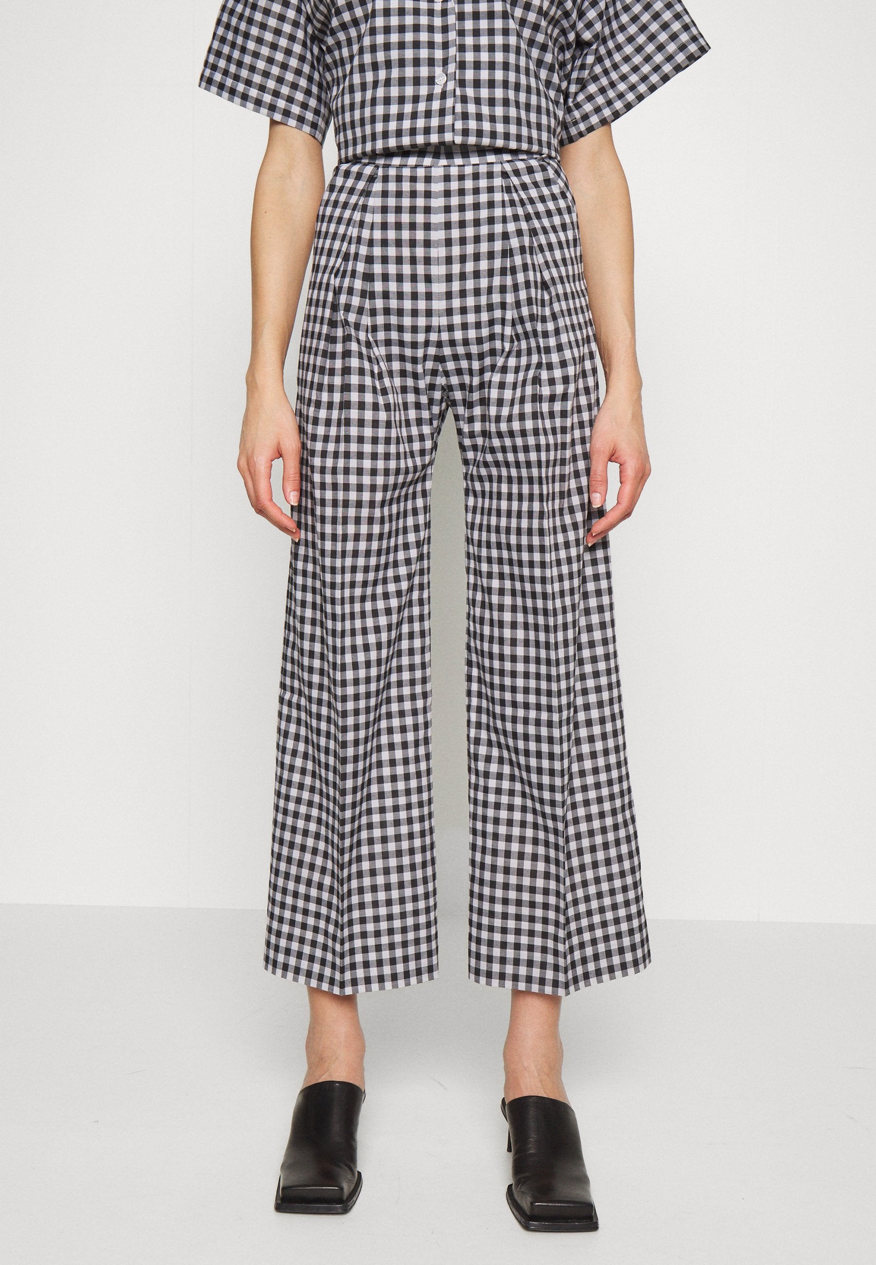 JCPAJARES TAFFETA VICHY TROUSERS