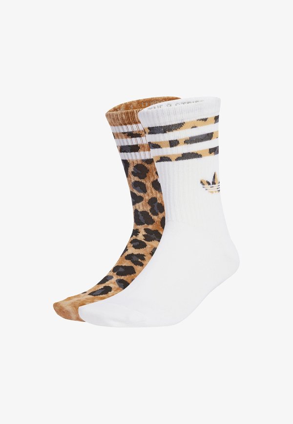 adidas Originals LEO CREW S 2P - Socks - bronze strata black