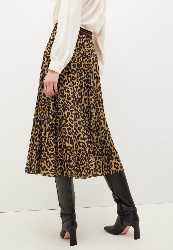 LIU JO GONNA PLISSÉ ANIMALIER