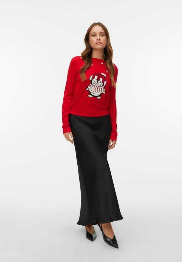 Vero Moda Knitted VMCUTE Knitted - Jumper - chinese red