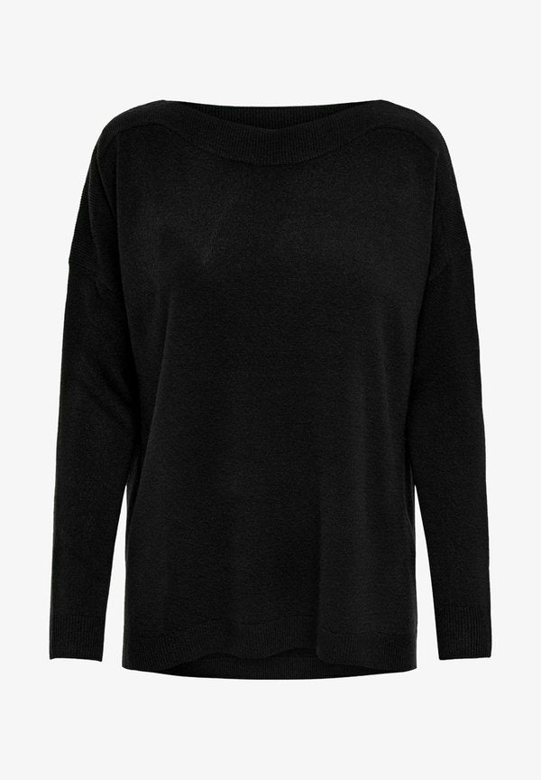ONLY ONLAMALIA BOATNECK  - Jumper - black
