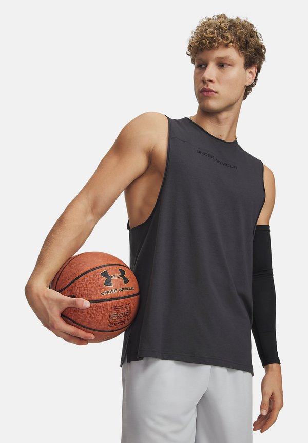 Under Armour HOOPS TRAINING - Top - anthracite /  / black
