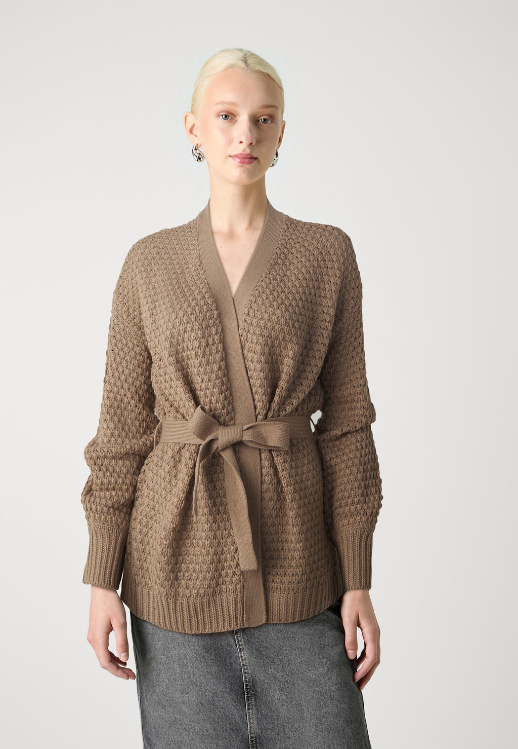 VILA VILIOMY LONG OPEN CARDIGAN