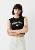 Bershka EMBROIDERED SLEEVELESS