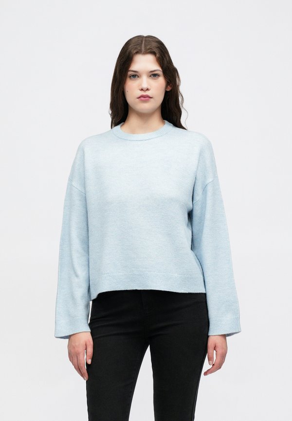 ONLY ONLSIMONI L/S O-NECK PULLOVER KNT NOOS - Jumper - blue