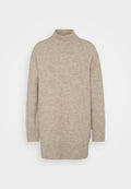 Vero Moda Tall VMIRIS HIGHNECK - Jumper - silver mink melange
