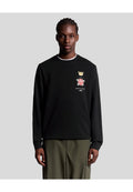 Lyle & Scott MID LAYERS ROSE AND CROWN GRAPHIC CREW NECK