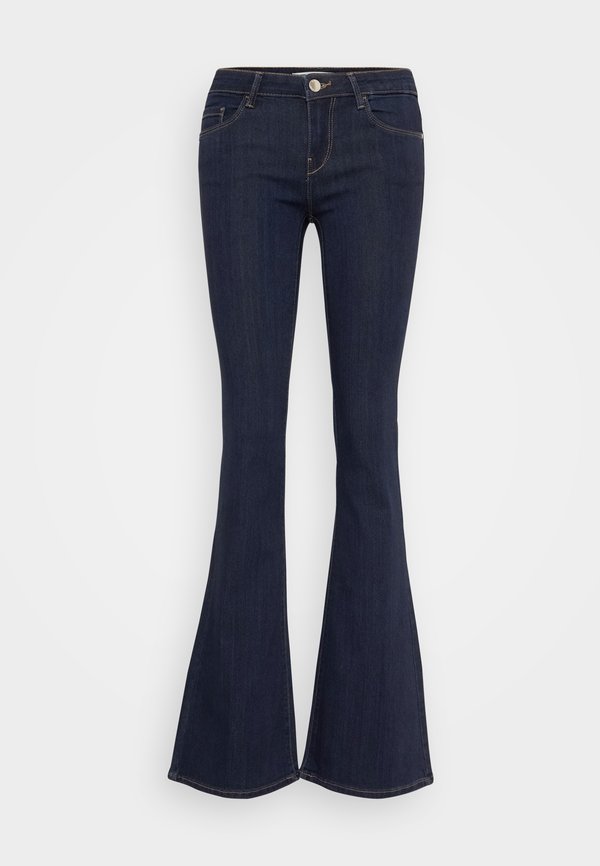 ONLY ONLHELLA LOW RETRO FLARED - Flared Jeans - dark blue denim