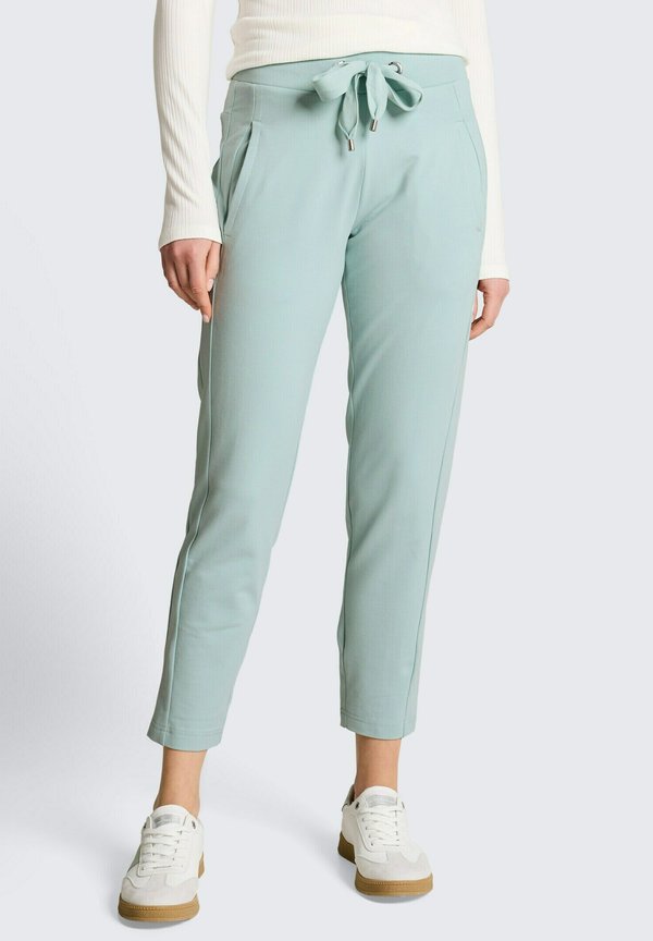 TOM TAILOR CROPPED JOGGER - Tracksuit bottoms - blue haze
