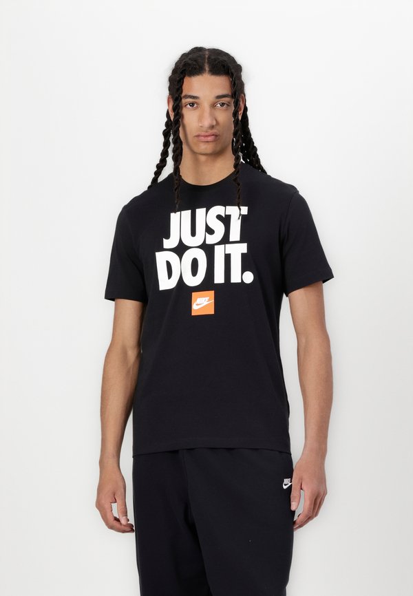 Nike Sportswear TEE FRAN VERBIAGE - Print T-shirt - black