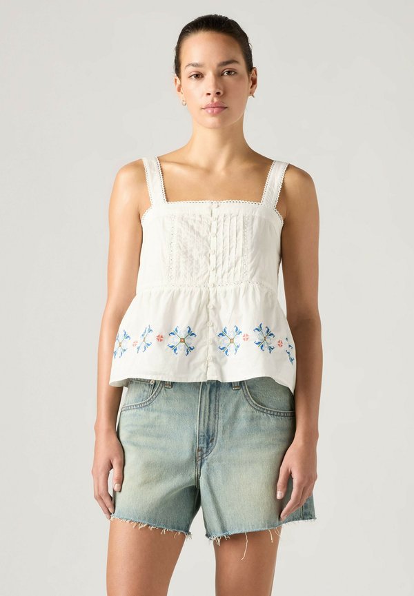 Levi's® MIMI SL BLOUSE CLOUD DANCER SMALLER FLOR. - Blouse - cloud dancer smaller  multi color