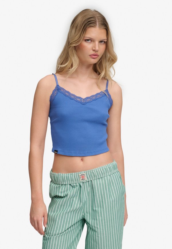 Superdry & Co Top - chambray blue