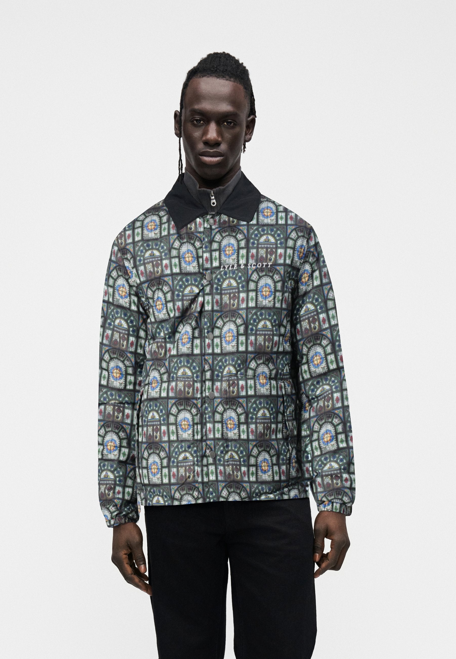 Lyle & Scott REVERSIBLE PRINTED JACKET