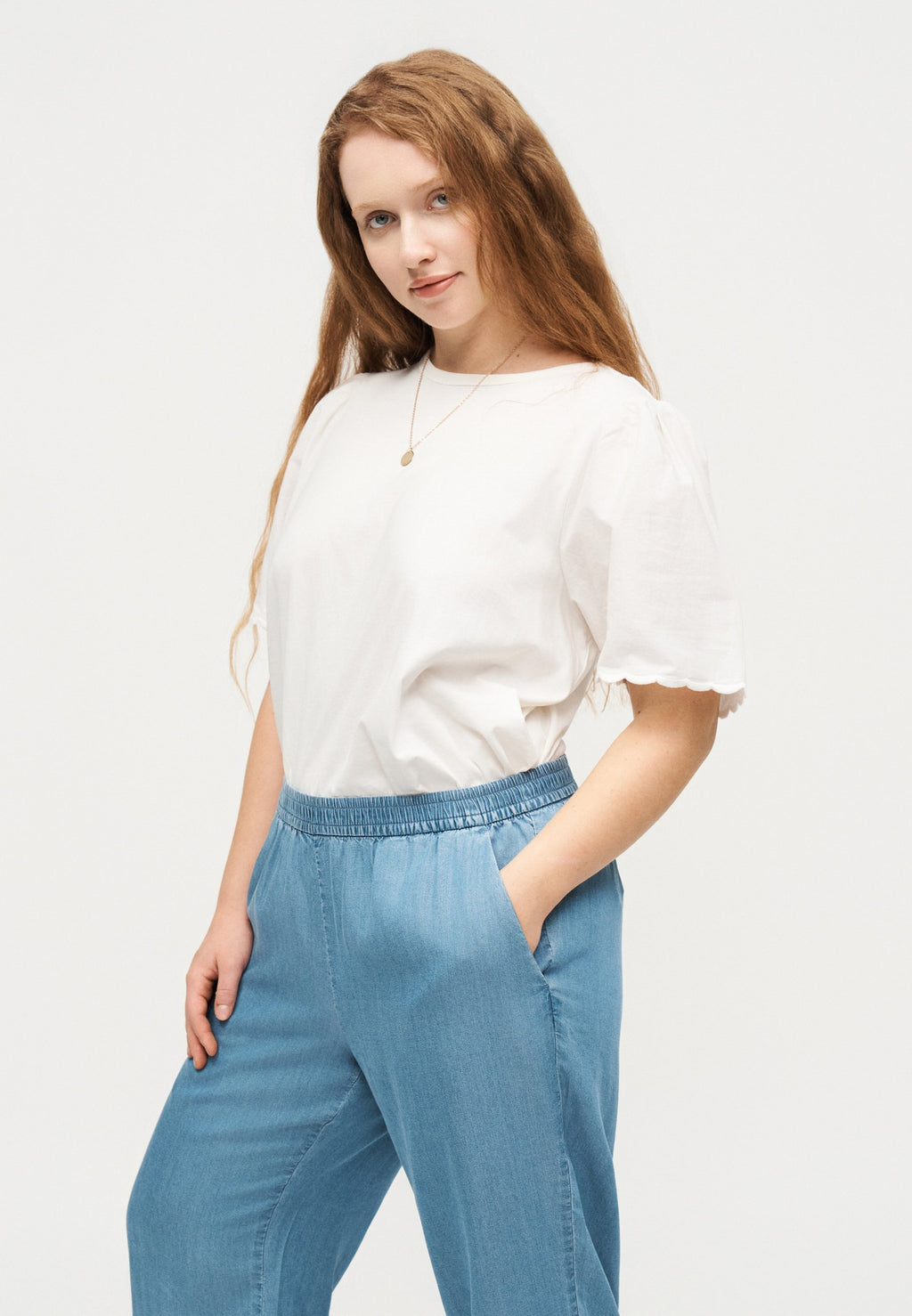 Wide-leg CARCHARIS Cropped Fit Media 5