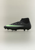 Nike Performance MERCURIAL SUPERFLY 11 ACADEMY  - Soft-ground football boots - black/illusion green