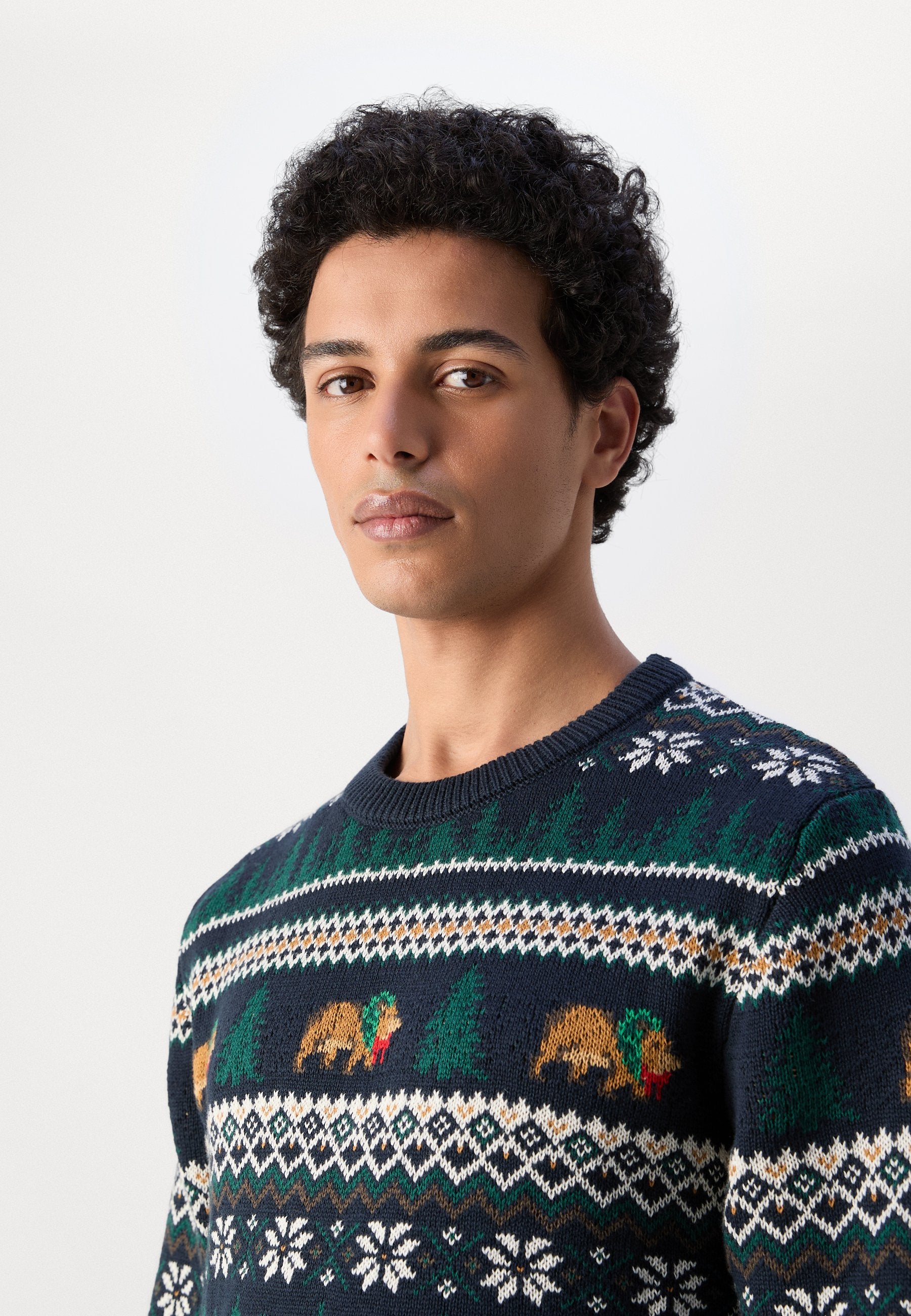 WINTER VILLAGE O NECK SWEATER Media 7