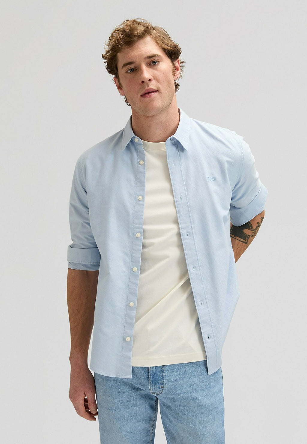 Lee LONG SLEEVE LEE_SHIRT FOR MENS - REGULAR FIT